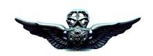 Master Aircrew subdued, metal wing - Saunders Military Insignia
