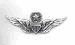 Master Aviator wing in silver OX finish - Saunders Military Insignia