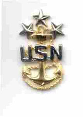 Master Chief Petty Officer Collar Insignia - Saunders Military Insignia