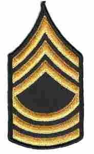 Master Sergeant Army Chevron, Sleeve