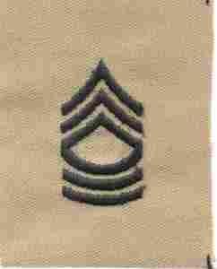 Master Sergeant (E8) Army Collar Chevron - Saunders Military Insignia
