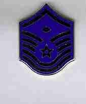 Master Sergeant with Diamond USAF Chevron (1994- - Saunders Military Insignia