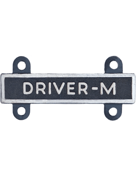 Mechanic DRIVER M Qualification in silver oxidize
