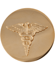 Medical Enlisted Branch Of Service collar insignia - Saunders Military Insignia