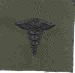 Medical subued, Army Branch of Service insignia