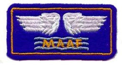 Mediterranean Air Force Patch In Felt - Saunders Military Insignia