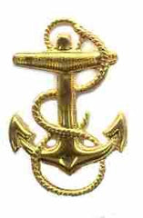 Midshipman Cap Dev Navy Cap Device - Saunders Military Insignia