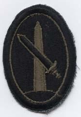 Military District Washington subdued standard edge Patch - Saunders Military Insignia
