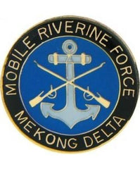 Mobile Riverine Forces Mekong Delta metal pin