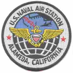 NAS ALAMEDA US Naval Air Station Patch - Saunders Military Insignia