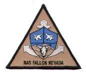 NAS FALLON NV Navy Air Station Patch - Saunders Military Insignia