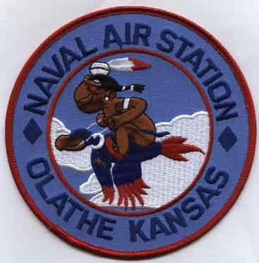 NAS Olathe  Kansas Naval Air Station patch