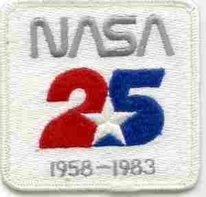 NASA 25 YEARS Patch