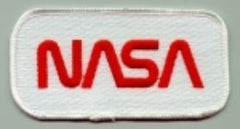NASA BAR WORM Patch - Saunders Military Insignia