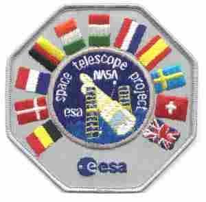 NASA ESA SP.TELESCP. Patch - Saunders Military Insignia