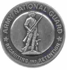 National Guard Recruiter and Retention Badge