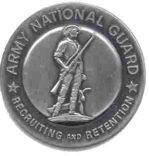 National Guard Recruiter and Retention Badge - Saunders Military Insignia