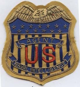 Naval Intelligence Agent bullion Patch - Saunders Military Insignia