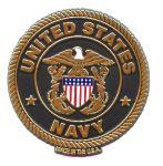 Navy Branch Insignia Magnet 2.5" - Saunders Military Insignia