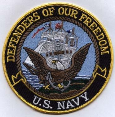 Navy Defenders of Freedom Patch - Saunders Military Insignia