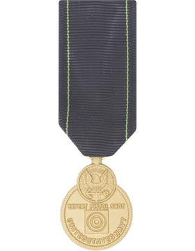 Navy Expert Pistol Miniature Medal - Saunders Military Insignia