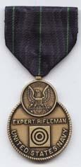 Navy Expert Rifle Full Size Medal