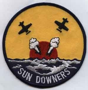 Navy Fighter Squadron VF111 Sundowners Patch In 4 inch - Saunders Military Insignia