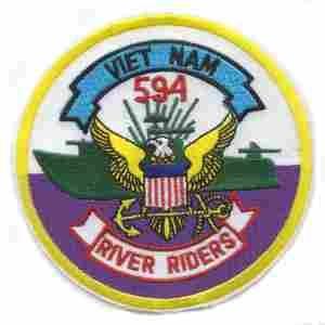 Navy River Riders 594 Navy PBR Division Patch - Saunders Military Insignia