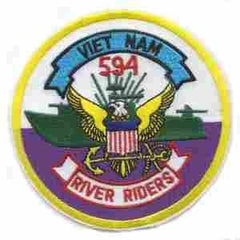 Navy River Riders 594 Navy PBR Division Patch