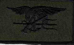 Navy Seal Badge, Badge, cloth, subdued - Saunders Military Insignia