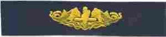 Navy Submarine Service Cloth Badge