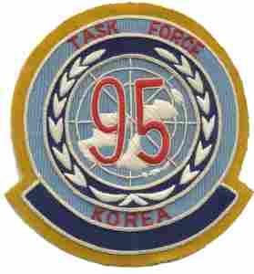 Navy Task Force 95 Korea Patch