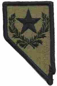 Nevada National Guard Subdued Patch - US Army Military Insignia