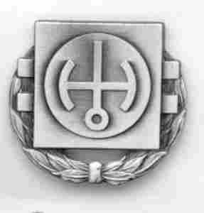 Nuclear Reactor Operator 2nd Class Silver Finish badge