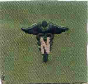 Nurse (Medical) Army Branch of Service insignia