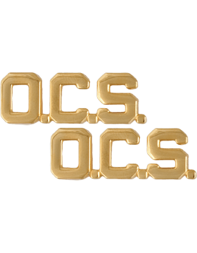 OCS Letters Army branch of service badge