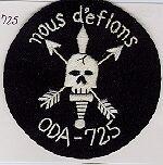 ODA725 7th Group (Special Forces) Patch - Saunders Military Insignia