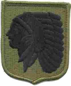 Oklahoma National Guard subdued patch - Saunders Military Insignia