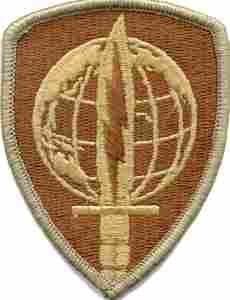 Pacific Command Headquarters desert subdued Patch