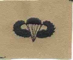 Para Basic Wing desert -1st design Patch, Desert Subdued - Saunders Military Insignia