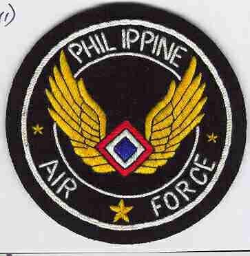 Philippine Air Force Patch, felt