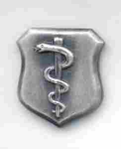 Physician basic Badge in Silver Finish - Saunders Military Insignia