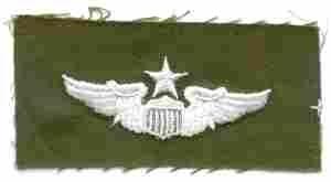 Pilot Senior Army Air Force Wing, Olive Drab Cloth