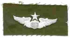 Pilot Senior Army Air Force Wing, Olive Drab Cloth - Saunders Military Insignia