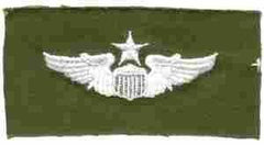 Pilot Senior Wing, Olive Drab Cloth - Saunders Military Insignia