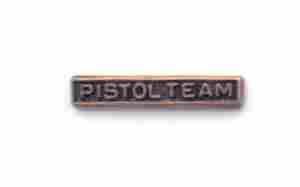 Pistol Team Bar Bronze Ribbon Device