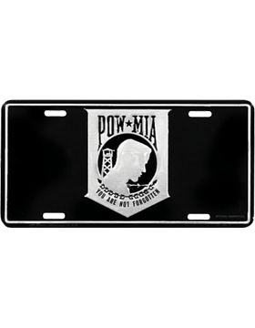 POW MIA License plate