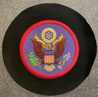 President United States Custom Patch in bullion, 16 inch in diameter