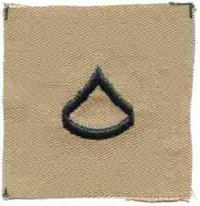 Private First Class Army Collar Chevron - Saunders Military Insignia