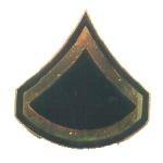 Private First Class helmet Cap Device - Saunders Military Insignia